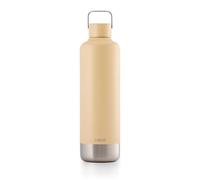 EQUA Timeless Insulated Water Bottle, Double Walled Stainless Steel, 24 Hours Cold or Up to 12 Hours Hot, BPA Free, Leak-Proof, Durable, Multifunctional (Latte, 1000ml)