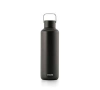 EQUA Timeless Insulated Water Bottle, Gym Bottle, Double Walled Stainless Steel, 24 Hours Cold or Up to 12 Hours Hot, BPA Free, Leak-Proof, Durable, Multifunctional (Dark, 600ml)