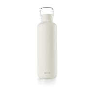 EQUA Timeless Stainless Steel Reusable Water Bottle, 1000ml, Leakproof, BPA Free, Off White