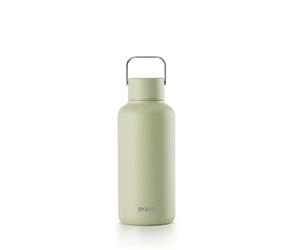 EQUA Timeless Stainless Steel Reusable Water Bottle, 600ml, Leakproof, BPA Free, Matcha