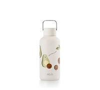 EQUA Timeless Stainless Steel Water Bottle, 600 ml, BPA-Free, Leak-Proof, Durable, Multifunctional, Avocado