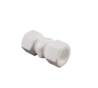 Equal Compression Fitting PTFE Coupler Connector 2-45mm Tube OD(6mm)