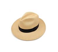 Equal Earth New Genuine Panama Hat Rolling Folding Authentic & Fairtrade - Natural (56cm)