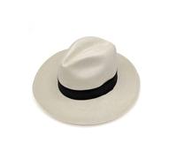Equal Earth New Genuine Panama Hat Rolling Folding Authentic & Fairtrade - White (56cm)