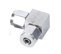 Equal Elbow 4 6 8 10 12 14 16 Mm Hose Quick Twist Equal Coupler Connector 316L 304 Stainless Steel Pneumatic Air 1Pcs(SS304,8X5MM_FIT Hose IDXOD)