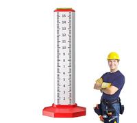 Equal Height Ruler - 16x6cm Aluminum Alloy, Measurement Guide Tool, Base Alignment System | Perfect For Ceramic Tile Placement, Kitchen Bathroom Renovation, Flooring Accuracy Tasks, DIY Home Improve