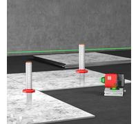 Equal Height Ruler | Bricklayer Graduated Scale - Horizontal Elevation Ruler, Level Positioning, Hand Tool for Father Men