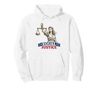 Equal Justice Lady Justice Scales Blindfolded Patriotic Pullover Hoodie