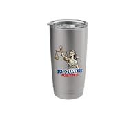 Equal Justice Lady Justice Scales Blindfolded Patriotic Stainless Steel Insulated Tumbler