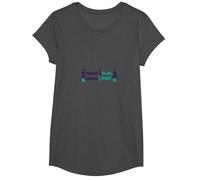 Equal Play, Equal Pay: Sports Equality Statement T-Shirt, Girls, Dark Heather Grey, Medium
