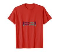 Equal Play, Equal Pay: Sports Equality Statement T-Shirt, Men, Red, XXL