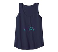 Equal Play, Equal Pay: Sports Equality Statement Tank Top, Women, Navy, XL