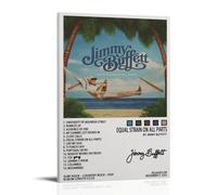 Equal Strain on All Parts Jimmy Buffett Album Poster Decorative Painting Canvas Mural Is Bright And Beautiful, Suitable for Office Bedroom Decorative Painting to Create The Right AtmosphereFrame-style