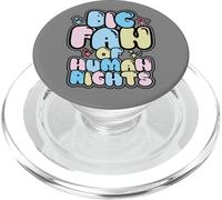 Equality Big Fan Human Rights Equal Protest Social Justice PopSockets PopGrip for MagSafe