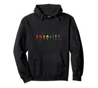 Equality Design Colorful Minimalist Equality Statement Art Pullover Hoodie