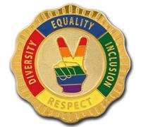 Equality Diversity and Inclusion (EDI) Badge Lapel Pin