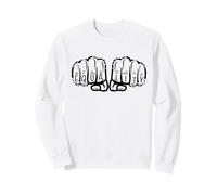 EQUALITY FIST Knuckle Tattoos Feminist Meme Gender Sweatshirt