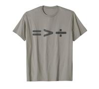 Equality Greater Than Division Social Justice Democrat Meme T-Shirt