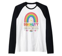 Equality Hurts No One Human Rights Raglan Baseball Tee
