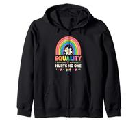 Equality Hurts No One Human Rights Zip Hoodie