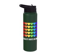 Equality Hurts No One LGBT Gay Pride Equality & Human Rights Stainless Steel Insulated Water Bottle