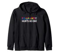 Equality Hurts No One Pride Inclusion Design Zip Hoodie