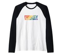 Equality Hurts no One Raglan Baseball Tee