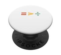 Equality is Better than Division Equal Rights Math Symbol PopSockets Adhesive PopGrip