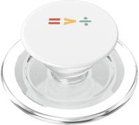 Equality is Better than Division Equal Rights Math Symbol PopSockets PopGrip for MagSafe