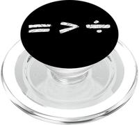 Equality is Better than Division Equal Rights Math Symbol PopSockets PopGrip for MagSafe