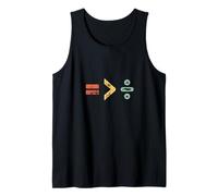 Equality is Better Than Division Equal Rights Math Symbol Tank Top