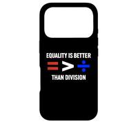 Equality is Greater Than Division Antiracism Math Humor Fair Case for iPhone 17 Pro