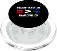 Equality is Greater Than Division Antiracism Math Humor Fair PopSockets PopGrip for MagSafe