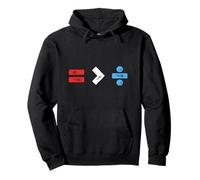 Equality Is Greater Than Division Antiracism Math Symbol Pullover Hoodie