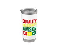Equality is Greater Than Division Black History Equality Stainless Steel Insulated Tumbler