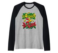 Equality is Greater Than Division Black History Month Design Raglan Baseball Tee
