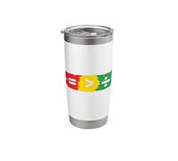 Equality is Greater Than Division Black History Month Stainless Steel Insulated Tumbler