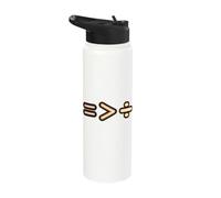 Equality is Greater Than Division Melanin BLM Black History Stainless Steel Insulated Water Bottle