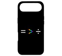Equality Is Greater Than Division Simple Equation Rainbow Case for iPhone Air