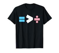 Equality Is Greater Than Division Simple Equation Trans T-Shirt