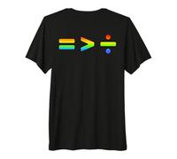 Equality is Greater Than Division Social Justice Symbols Premium T-Shirt