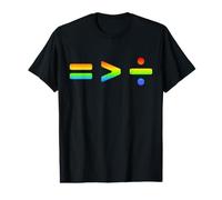 Equality is Greater Than Division Social Justice Symbols Value Graphic T-Shirt