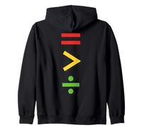 Equality Is Greater Than Division Zip Hoodie