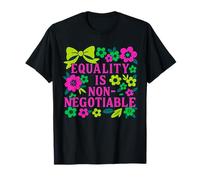 Equality is Non-Negotiable Retro Coquette Design T-Shirt