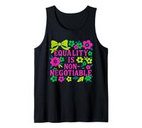 Equality is Non-Negotiable Retro Coquette Design Tank Top