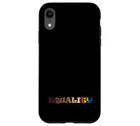 Equality LGBTQIA+ Rainbow Design Pride & Anti-Racism Case for iPhone XR