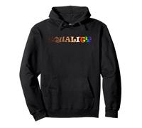 Equality LGBTQIA+ Rainbow Design Pride & Anti-Racism Pullover Hoodie