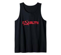 Equality Retro Communist Symbol red and Cream top Tank Top