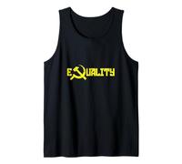 Equality Retro Communist Symbol red and Yellow top Tank Top