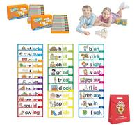 Equalityan 30 Read and Rhyme Flip Books, Interesting Word Family Flip Books, Word Family Build Book, ABC Vocabulary Flash Cards Interactive Reading Flash Cards (1)